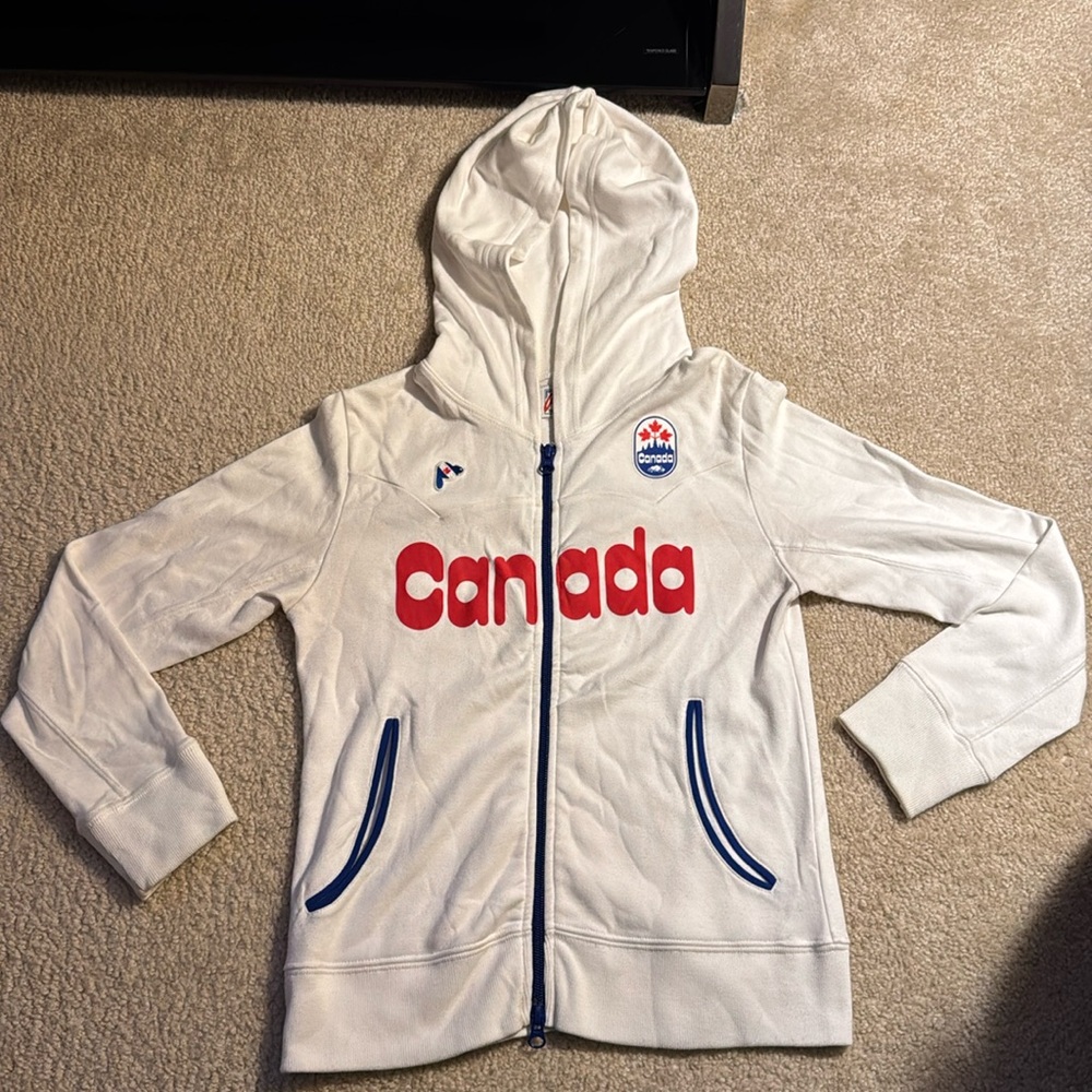 Roots Canada 2000s zip up sweatshirt L